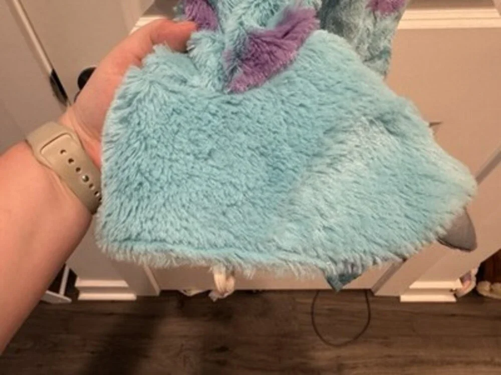 Spirit Disney Pixar Monsters Inc Sulley Toddler Hooded Costume 3T-4T